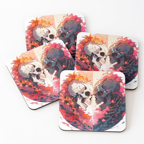 Item preview, Blossom and Decay - Yin Yang Skulls designed and sold by dungeonwarriors.
