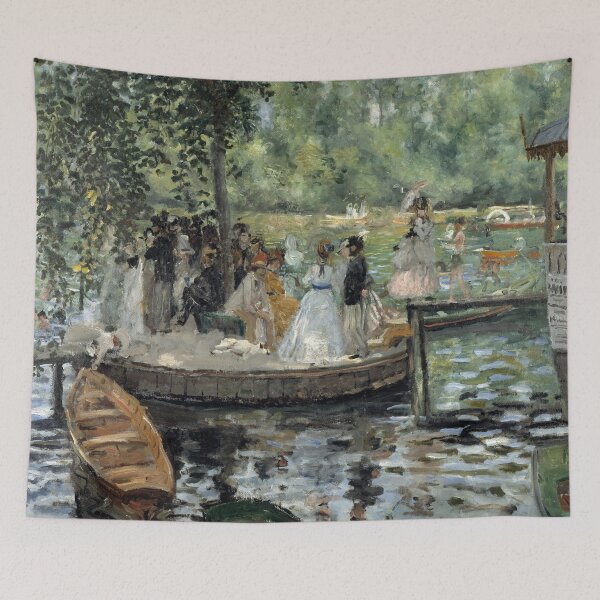 Item preview, Auguste Renoir La Grenouillère Painting Reproduction - Impressionist Art designed and sold by Under-TheTable.