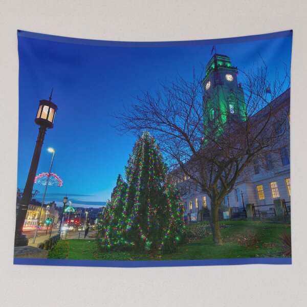 Item preview, Barnsley Town Hall at Christmas  designed and sold by Alisonchambers2.