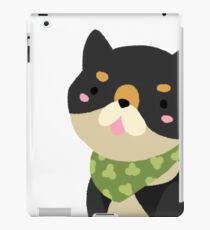 Vinilo o funda para iPad Black shiba inu