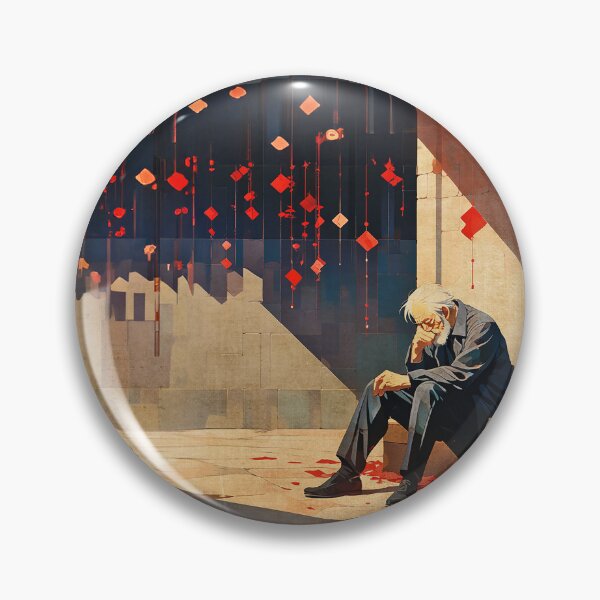 Item preview, Sad old man designed and sold by Henri Banks.