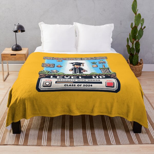 Item preview, Pixel Perfect Grad: Level Up - Class of 2024 designed and sold by Upetees.