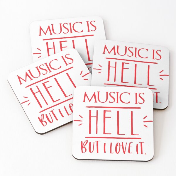 Item preview, MUSIC is HELL - but I love it designed and sold by jazzydevil.