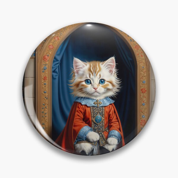 Item preview, Cat in retro costume designed and sold by AnnArtshock.