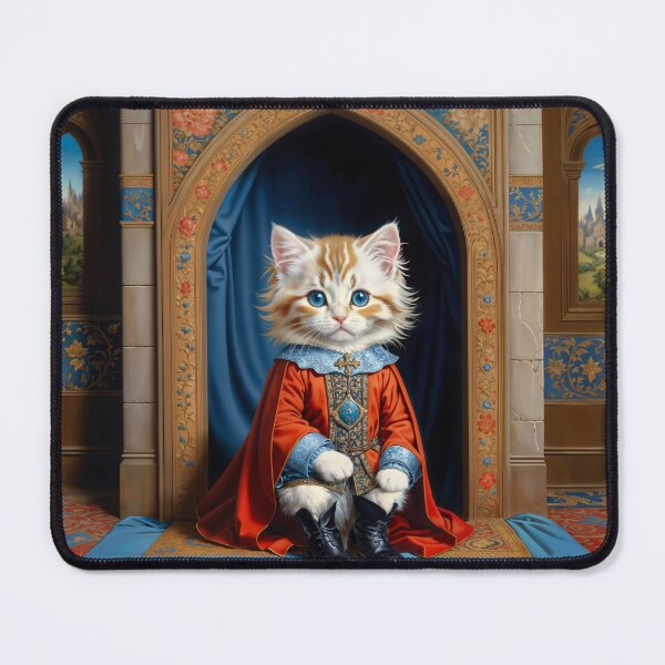 Item preview, Cat in retro costume designed and sold by AnnArtshock.