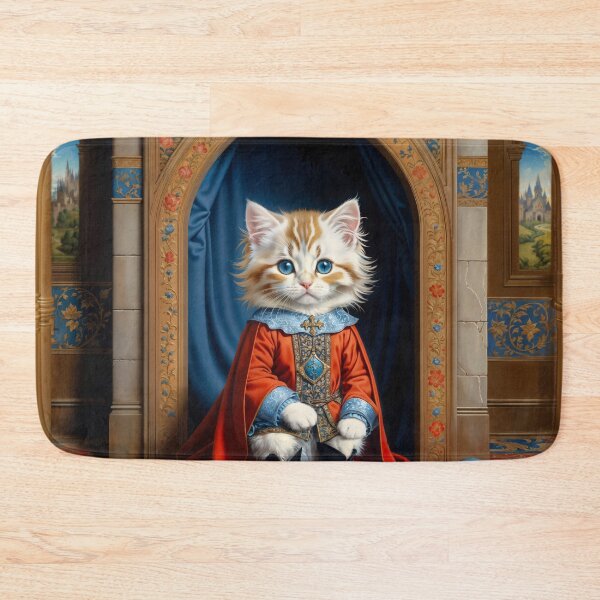 Item preview, Cat in retro costume designed and sold by AnnArtshock.