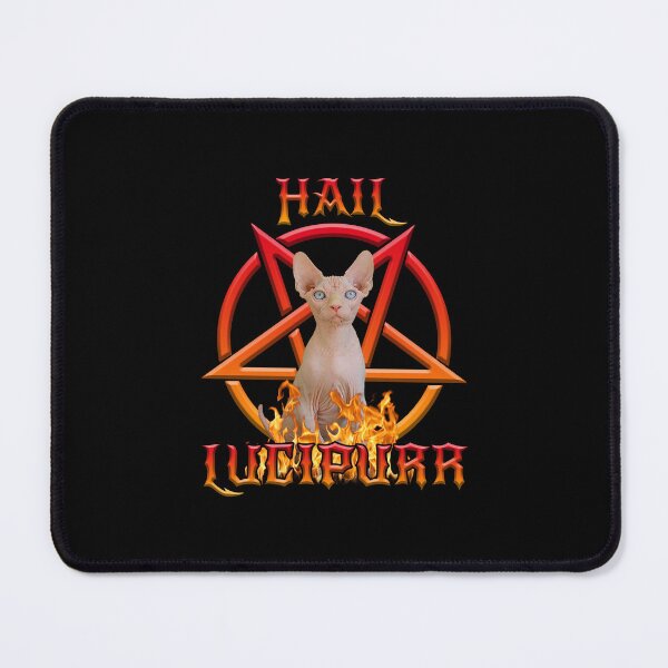 Item preview, Hail Lucipurr designed and sold by WFLAtheism.