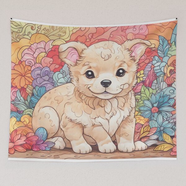 Item preview, A Cute Puppy designed and sold by PalettePetal.