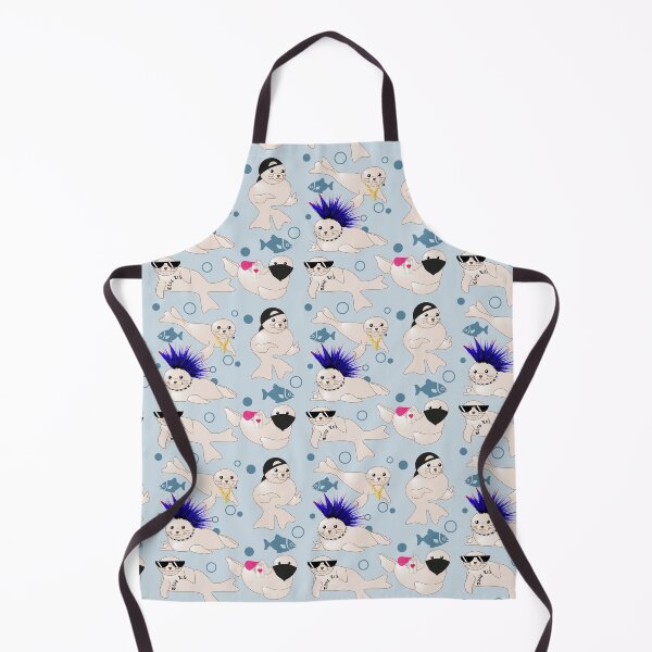 Item preview, cheeky seal pattern designed and sold by experimentons.