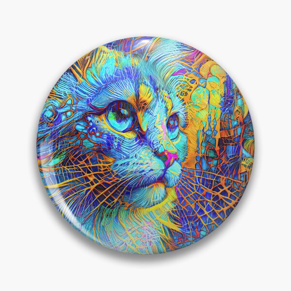 Item preview, Abstractions of abstract abstraction of cat. DeepDream #6616322053830 designed and sold by blackhalt.