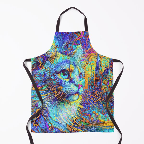 Item preview, Abstractions of abstract abstraction of cat. DeepDream #6616322053830 designed and sold by blackhalt.