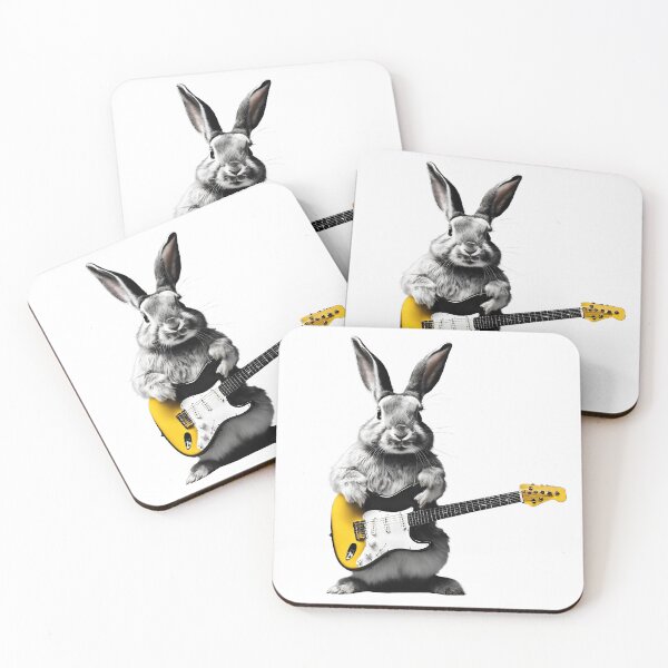Item preview, Musician Animals Orchestra Rabbit Guitarist designed and sold by joyfulcow.