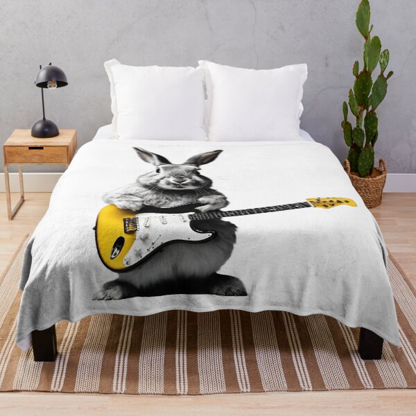 Item preview, Musician Animals Orchestra Rabbit Guitarist designed and sold by joyfulcow.