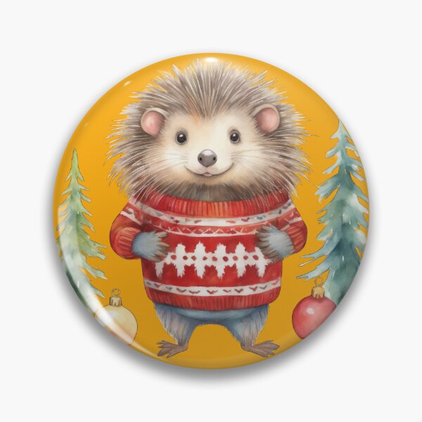 Artikelvorschau, Stachelschwein-Weihnachtspullover entworfen und verkauft von Bilisik.