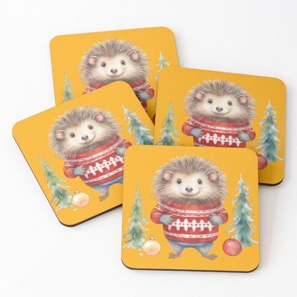 Item preview, Porcupine Christmas Wearing Sweater designed and sold by Bilisik.