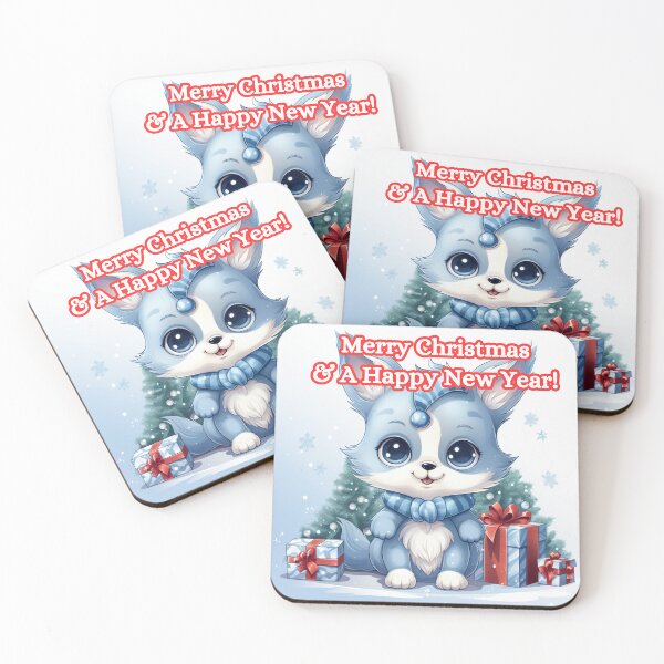 Item preview, Cute rabbit welcomes Christmas,brightly,happily, graphic  designed and sold by DeepDrop Studio.