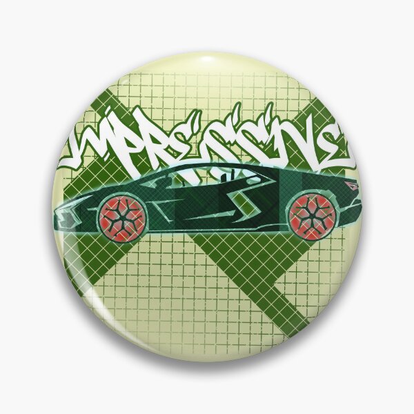 Item preview, Green Grid Delight: Unique Car Art designed and sold by Stipper Store.