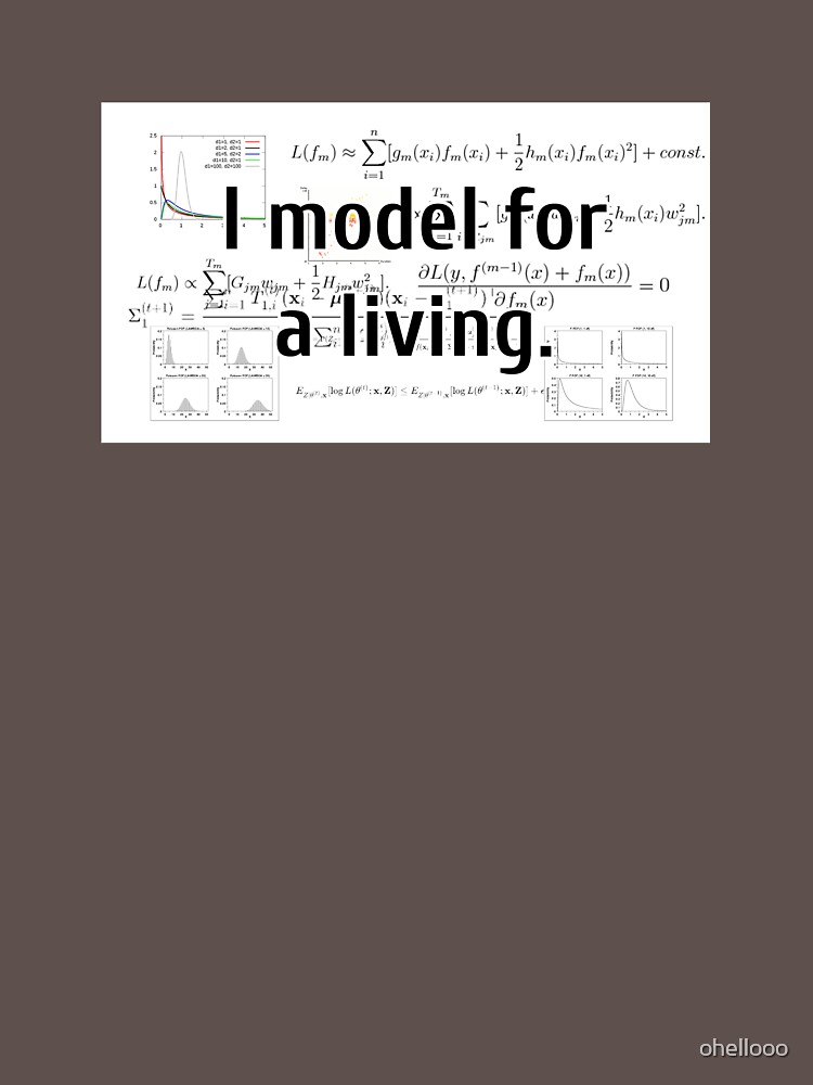 I model for a living. by ohellooo