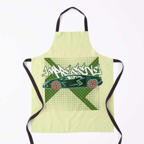 Item preview, Green Grid Delight: Unique Car Art designed and sold by Stipper Store.