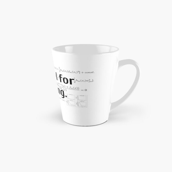 I model for a living. Tall Mug