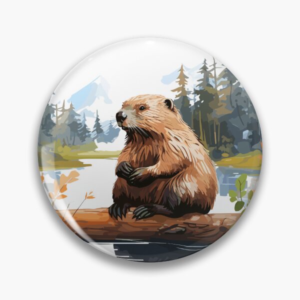 Item preview, Beaver painting style designed and sold by apseen.