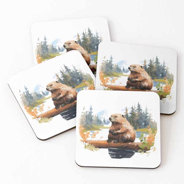 Item preview, Beaver painting style designed and sold by apseen.