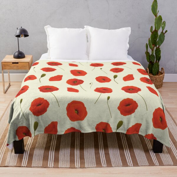 Item preview, Poppy Flowers pattern designed and sold by Dreamforia.