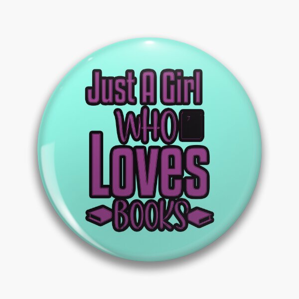 Item preview, just a girl who loves books designed and sold by creativerooney.