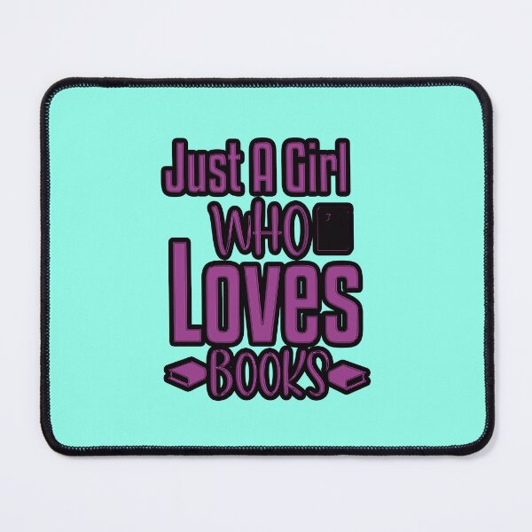 Item preview, just a girl who loves books designed and sold by creativerooney.