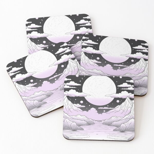 Item preview, Pink Synthwave Sun Landscape Dark Sky designed and sold by Nightarcade.