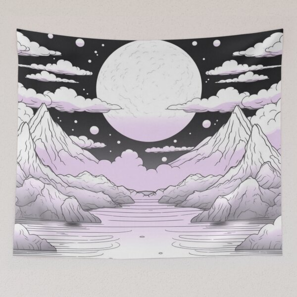 Item preview, Pink Synthwave Sun Landscape Dark Sky designed and sold by Nightarcade.