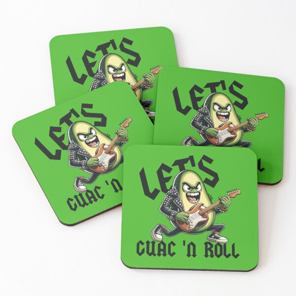 Item preview, Let's Guac And Roll Avocado Pun designed and sold by TwistedRabbit12.