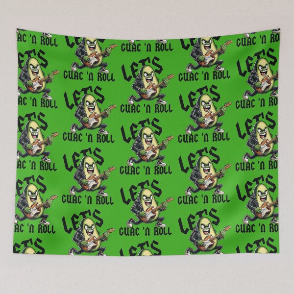 Item preview, Let's Guac And Roll Avocado Pun designed and sold by TwistedRabbit12.