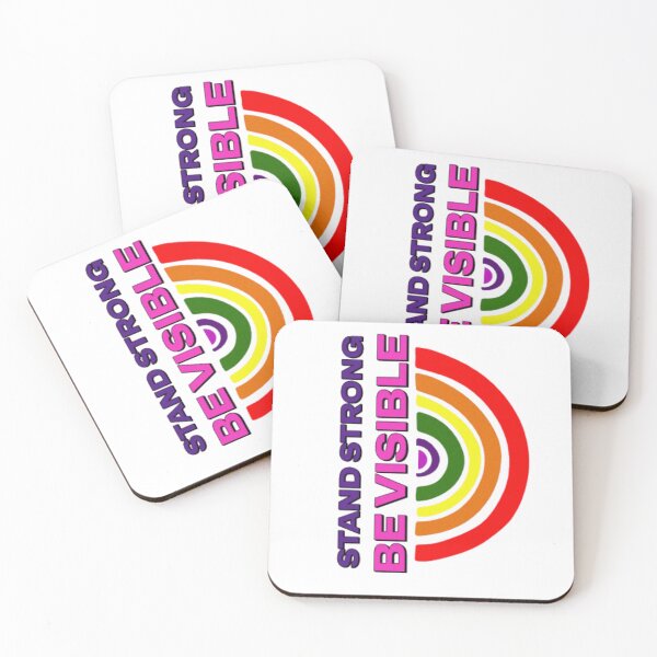 Item preview, LGBT Pride Flag- Stand strong: Be visible designed and sold by Rajasekar.