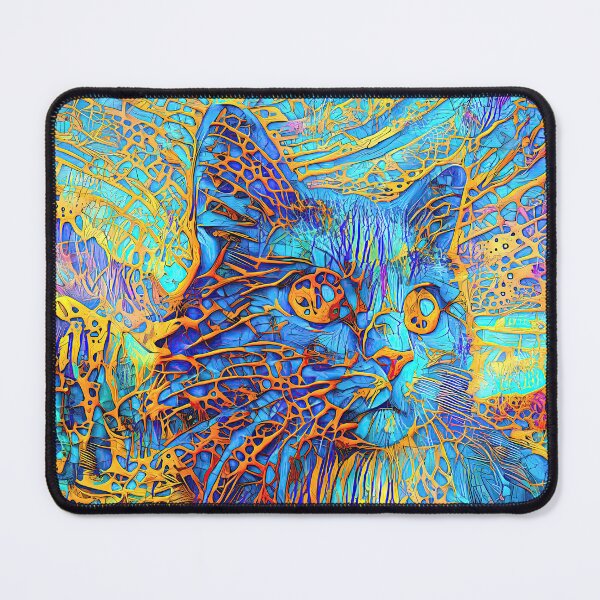 Item preview, Abstractions of abstract abstraction of cat. DeepDream #1780920507509 designed and sold by blackhalt.