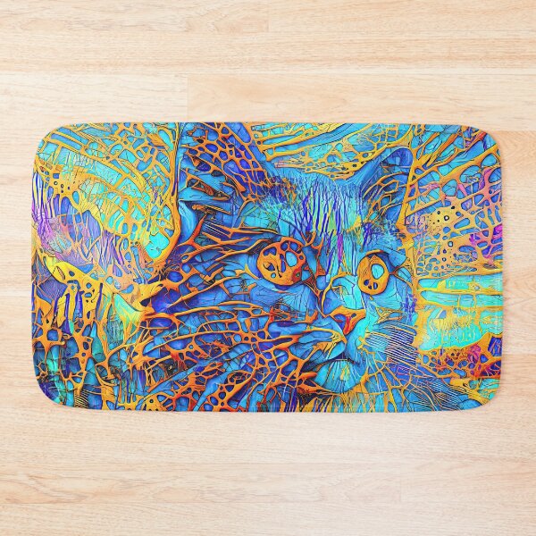 Item preview, Abstractions of abstract abstraction of cat. DeepDream #1780920507509 designed and sold by blackhalt.