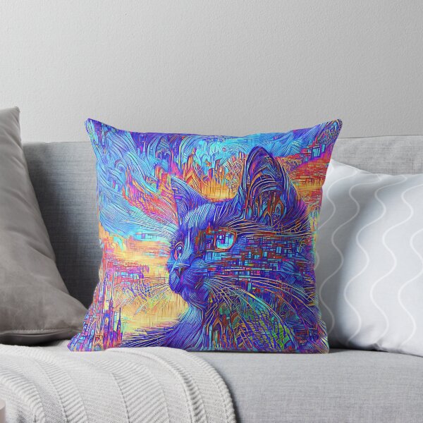 Item preview, Abstractions of abstract abstraction of cat. DeepDream #6387559068246 designed and sold by blackhalt.