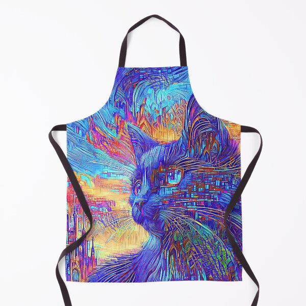 Item preview, Abstractions of abstract abstraction of cat. DeepDream #6387559068246 designed and sold by blackhalt.