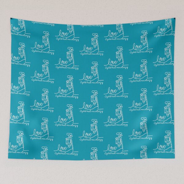Item preview,  Love Ophthalmologist with blue color background,brafdesign  designed and sold by Brafdesign.