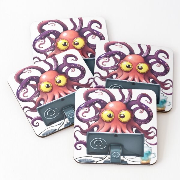 Item preview, Octopus on his job designed and sold by LameHorse.