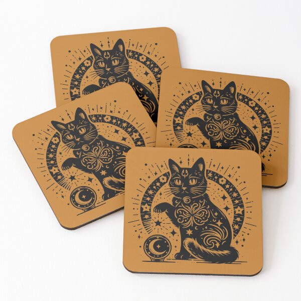 Item preview, Magical Cat of the Stars designed and sold by Jolly-Drawings.