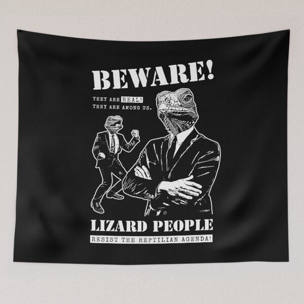 Item preview, Lizard People Beware designed and sold by Darmoks-Geeks.