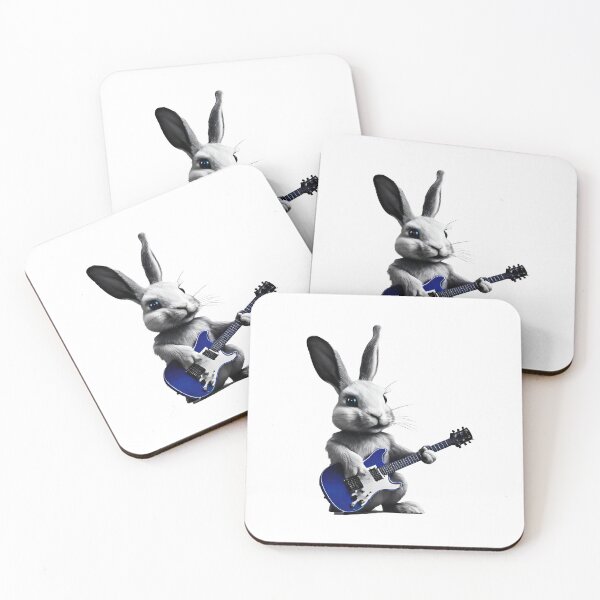 Item preview, Musician Animals Orchestra Rabbit Guitarist designed and sold by joyfulcow.
