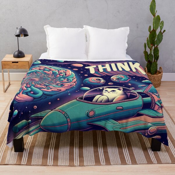 Item preview, Space Cats: think! II designed and sold by sarcasticsym.