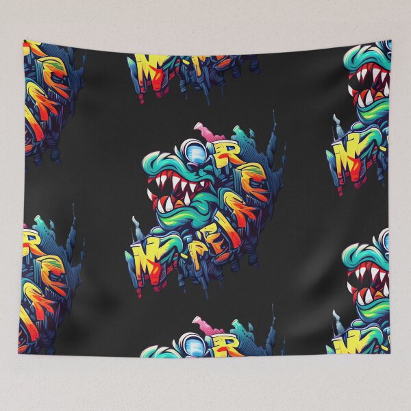 Item preview, Monster Reptile Graffiti Gibberish designed and sold by Chubuter.