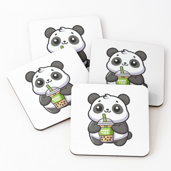 Item preview, Panda’s Boba Tea Time designed and sold by cave-canvas.