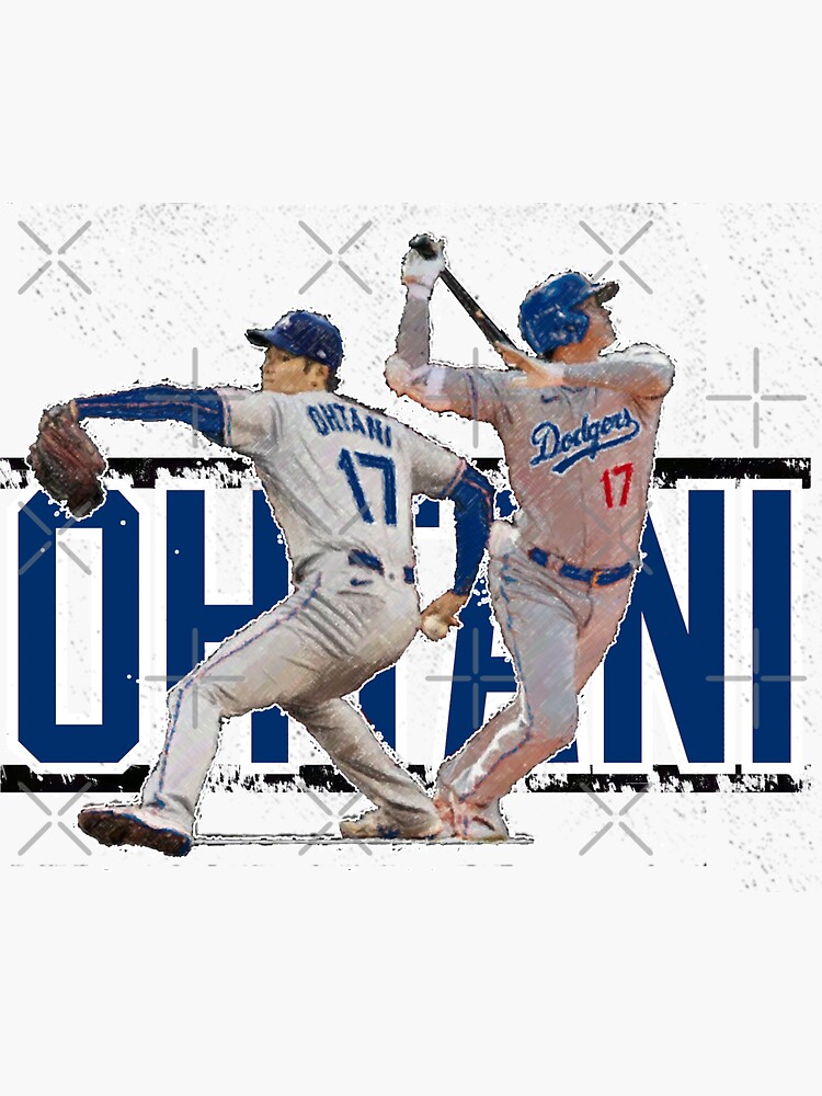 Shohei Ohtani Dodgers 2way player Sticker for Sale by DAEWI PARK