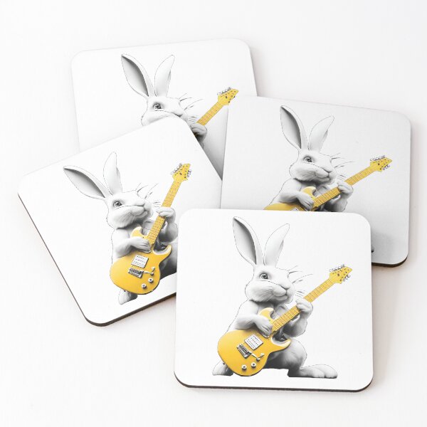 Item preview, Musician Animals Orchestra Rabbit Guitarist designed and sold by joyfulcow.