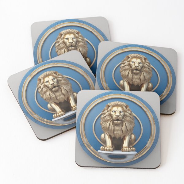 Item preview, lion on a pedestal designed and sold by IzoGen78.