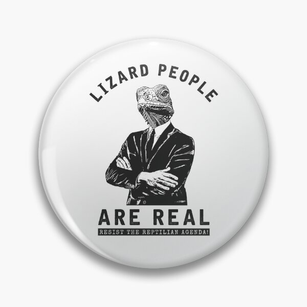 Item preview, Lizard People Are Real designed and sold by Darmoks-Geeks.